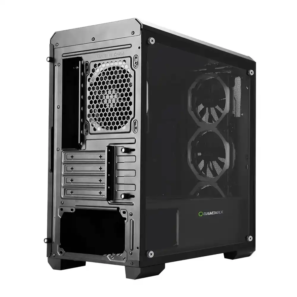 (image for) GameMax Kamikaze Pro ARGB MicroATX Glass Side Panel PC Gaming Case